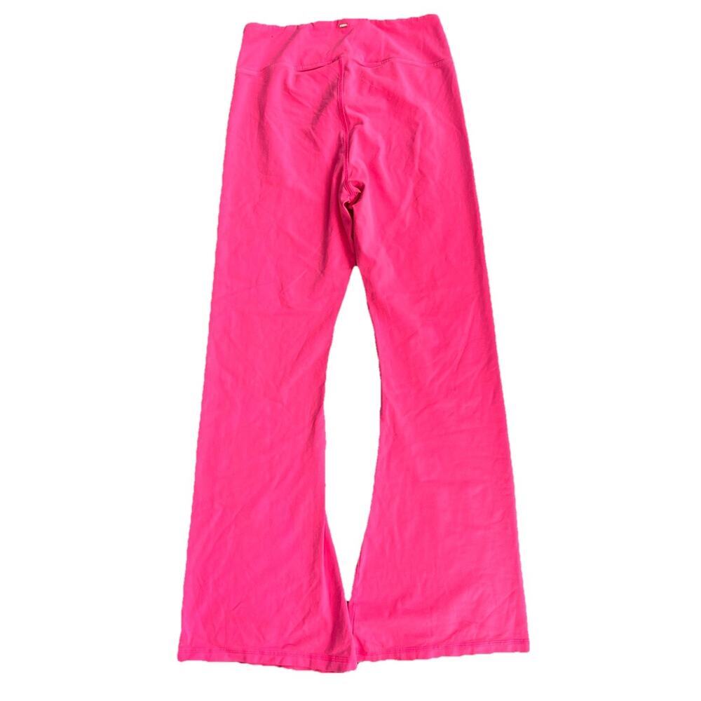 Vintage Y2K Victoria's Secret All PINK Sz XL Boot Yoga Pants V Front Flare 90's - Picture 6 of 9